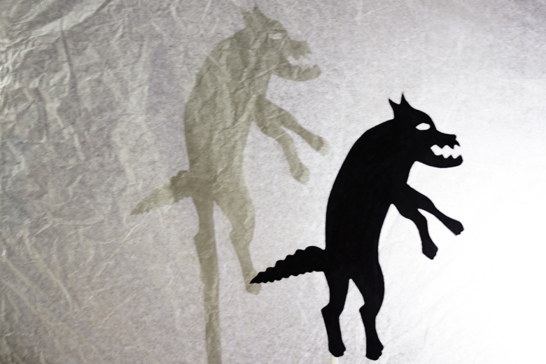 Wolf Shadow Puppet